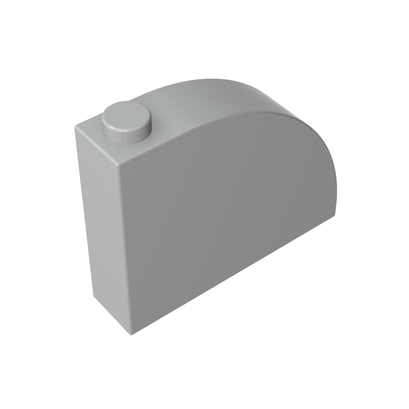65734 | Slope, Curved 4 x 1 x 2 2/3 with Stud