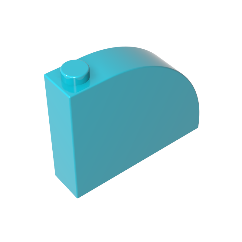65734 | Slope, Curved 4 x 1 x 2 2/3 with Stud