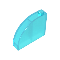 65734 | Slope, Curved 4 x 1 x 2 2/3 with Stud