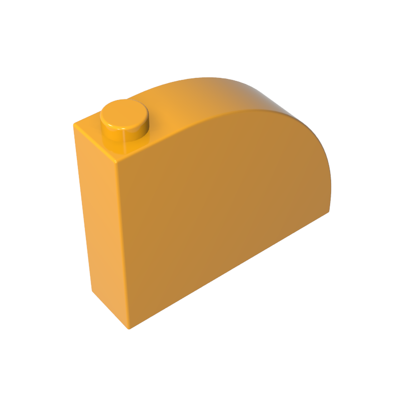 65734 | Slope, Curved 4 x 1 x 2 2/3 with Stud