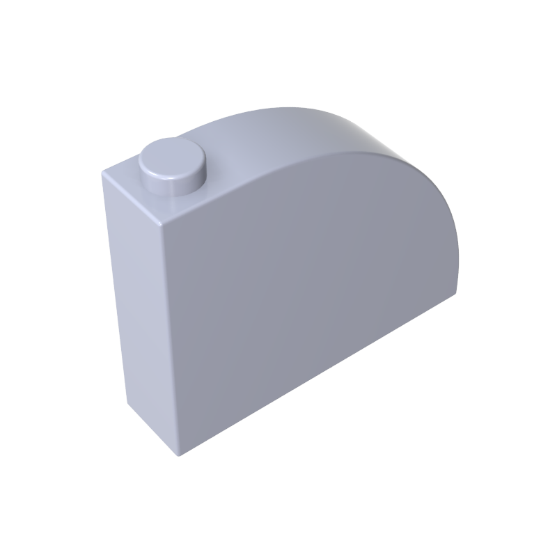 65734 | Slope, Curved 4 x 1 x 2 2/3 with Stud