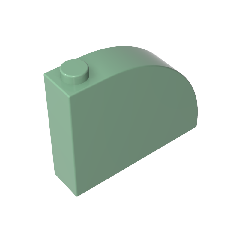 65734 | Slope, Curved 4 x 1 x 2 2/3 with Stud