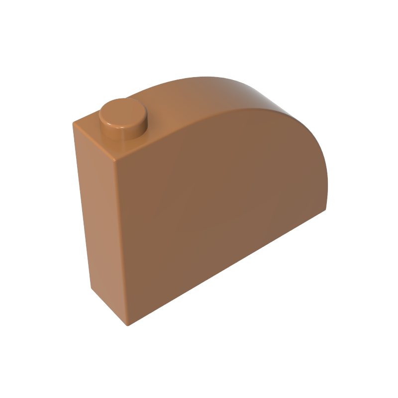 65734 | Slope, Curved 4 x 1 x 2 2/3 with Stud