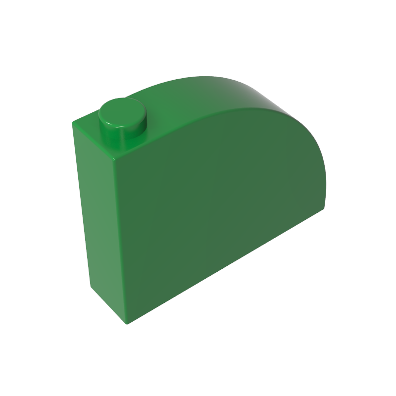 65734 | Slope, Curved 4 x 1 x 2 2/3 with Stud