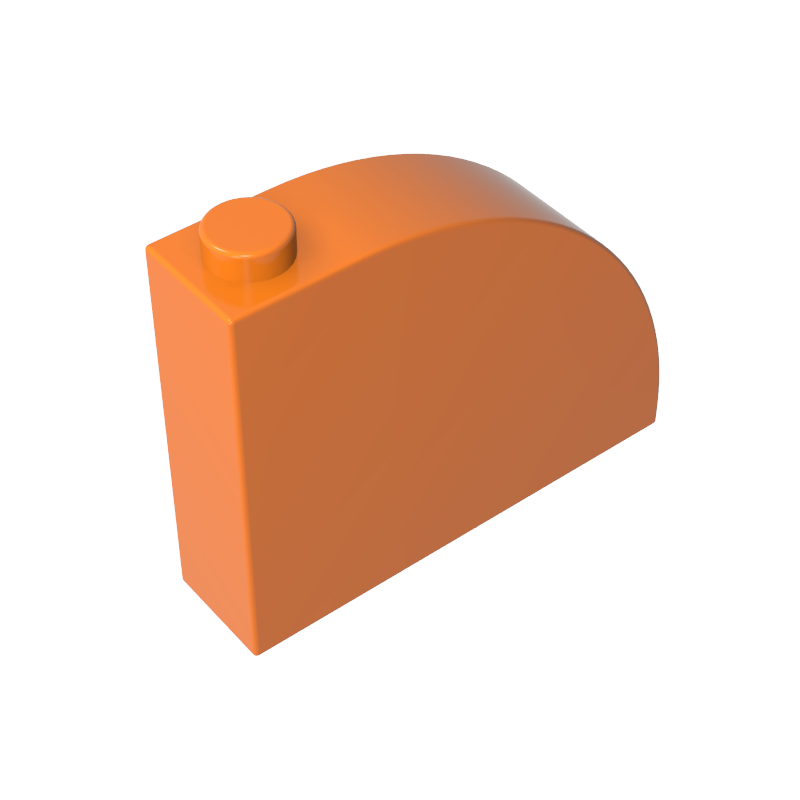 65734 | Slope, Curved 4 x 1 x 2 2/3 with Stud