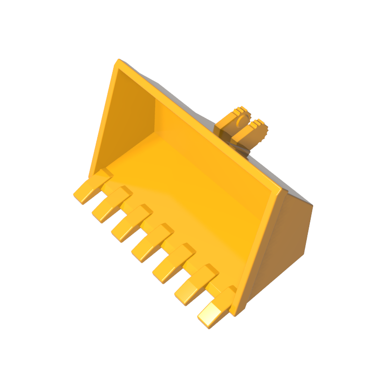 30394 | Vehicle, Digger Bucket 7 Teeth 3 x 6 with Locking 2 Finger Hinge