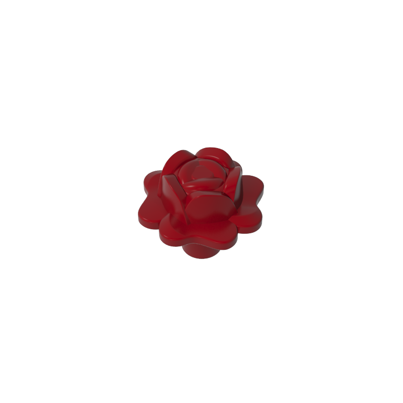 93081c | Friends Accessories Flower Rose with Pin