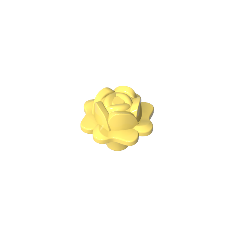 93081c | Friends Accessories Flower Rose with Pin