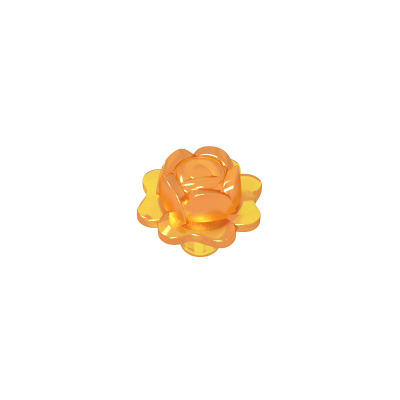93081c | Friends Accessories Flower Rose with Pin