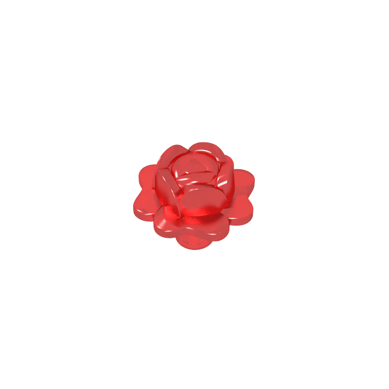 93081c | Friends Accessories Flower Rose with Pin