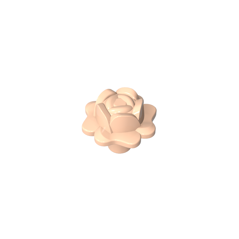 93081c | Friends Accessories Flower Rose with Pin