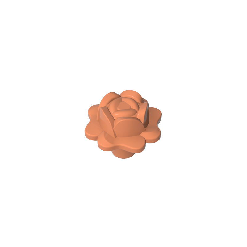 93081c | Friends Accessories Flower Rose with Pin