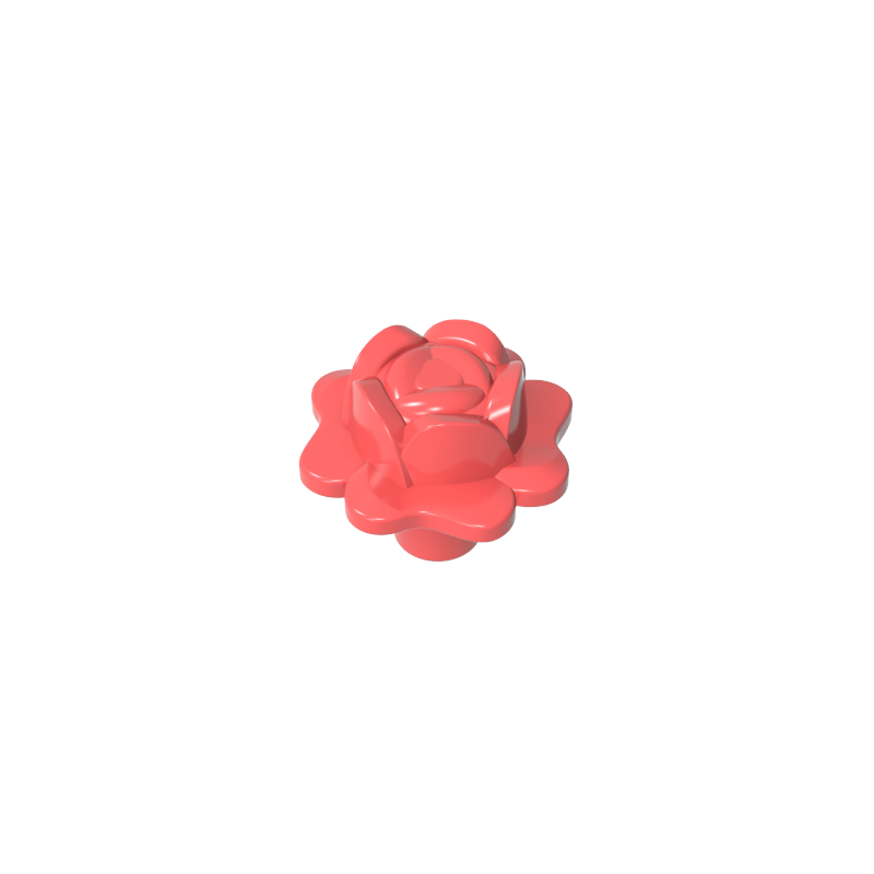 93081c | Friends Accessories Flower Rose with Pin