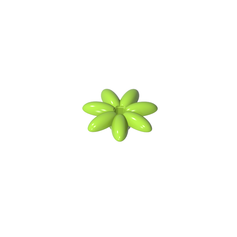95832 | Friends Accessories Flower with 7 Thin Petals and Pin