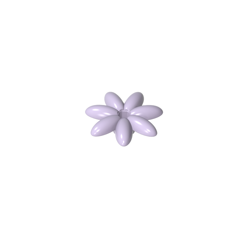 95832 | Friends Accessories Flower with 7 Thin Petals and Pin