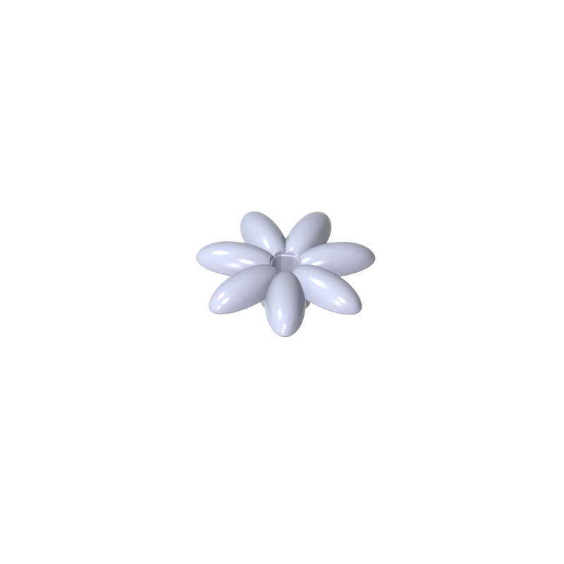 95832 | Friends Accessories Flower with 7 Thin Petals and Pin