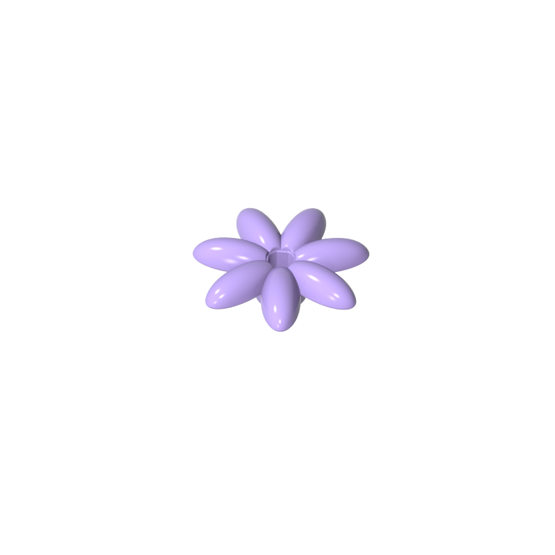 95832 | Friends Accessories Flower with 7 Thin Petals and Pin