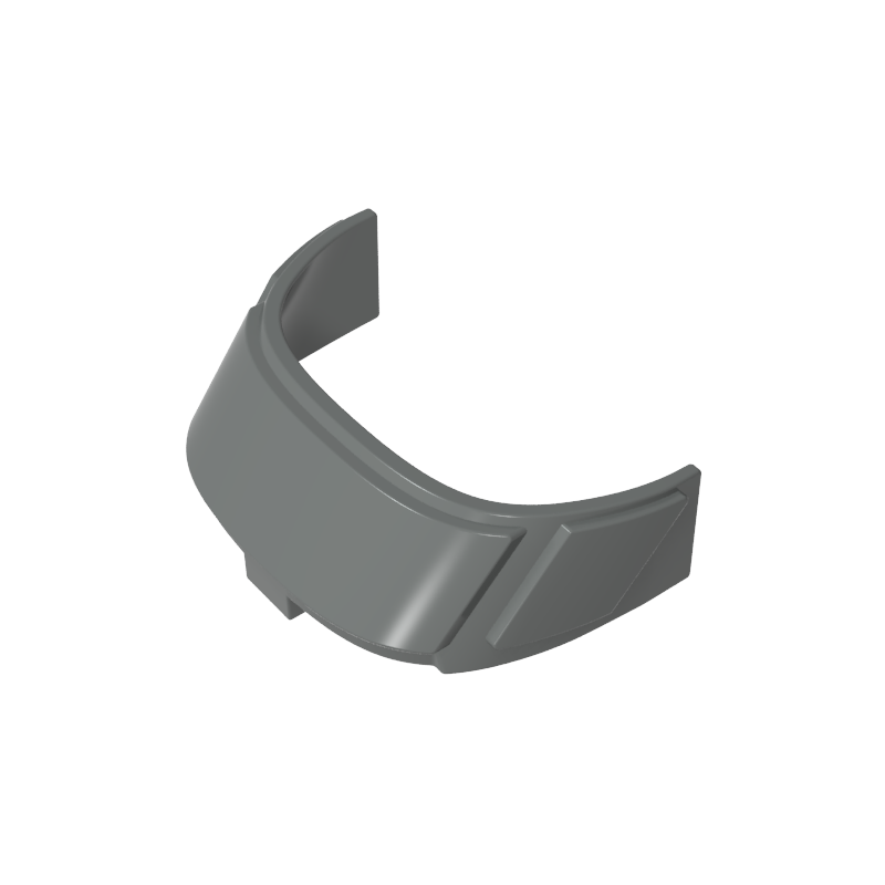 87612 | Glass for Aircraft Fuselage Curved Forward 6 x 10 Top with 3 Window Panes