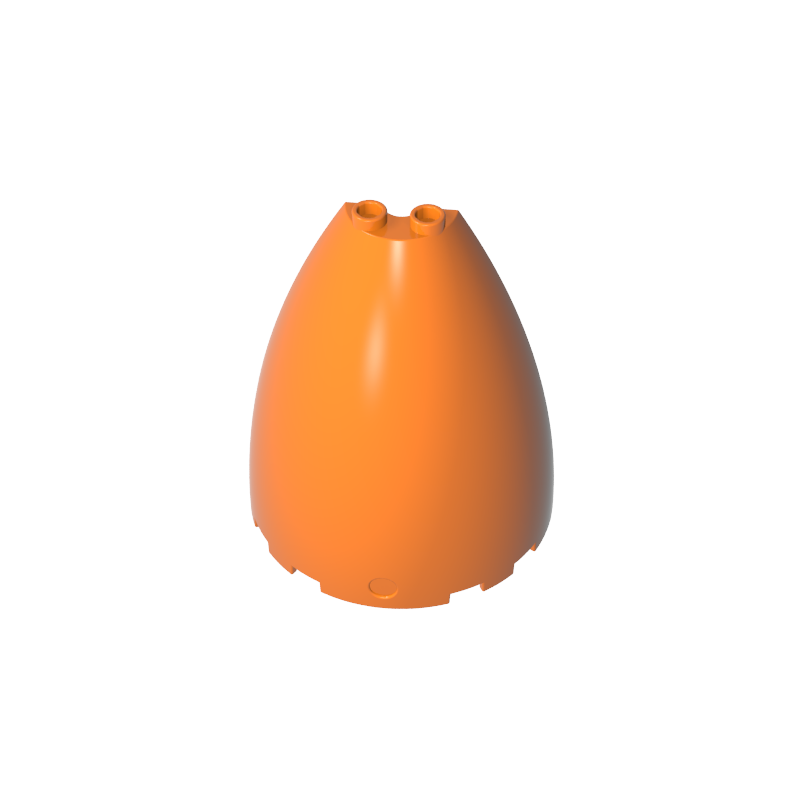 18909 | Cone Half 6 x 3 x 6 (Elliptic Paraboloid) with 2 x 1 Top