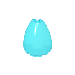 18909 | Cone Half 6 x 3 x 6 (Elliptic Paraboloid) with 2 x 1 Top