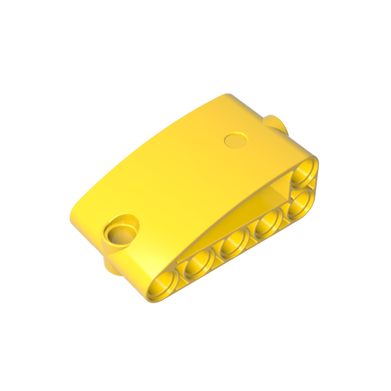 80285 | Technical Panel Curved 2 x 5 x 3 Double Modified L-Shape Quarter Ellipse Thick