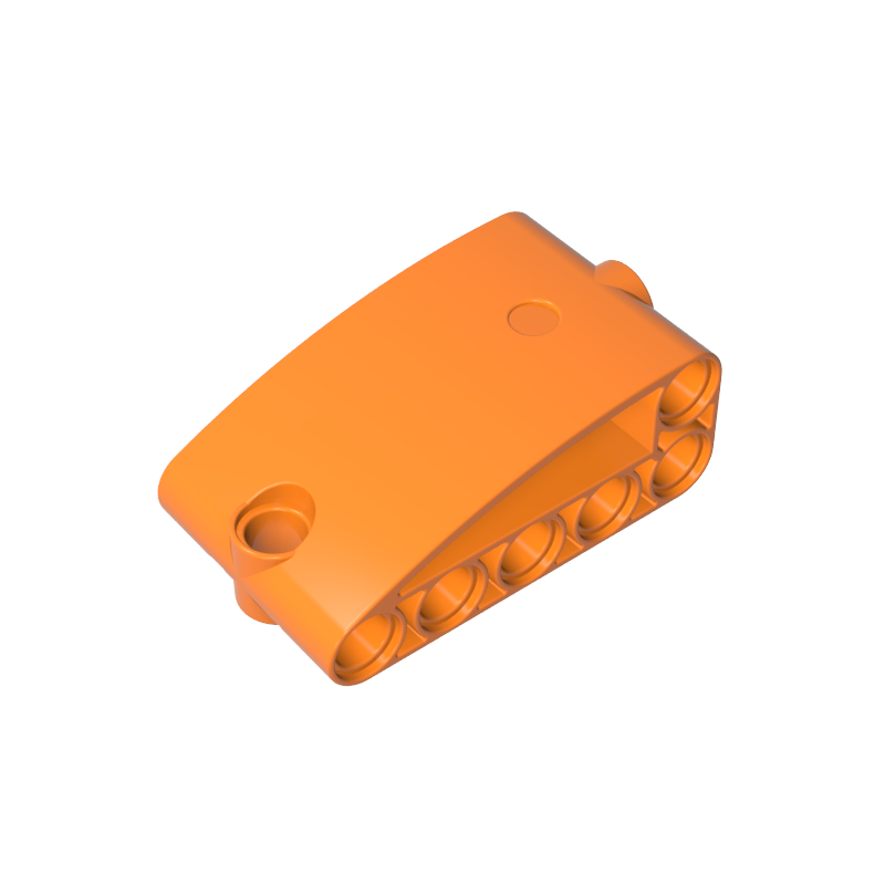 80285 | Technical Panel Curved 2 x 5 x 3 Double Modified L-Shape Quarter Ellipse Thick
