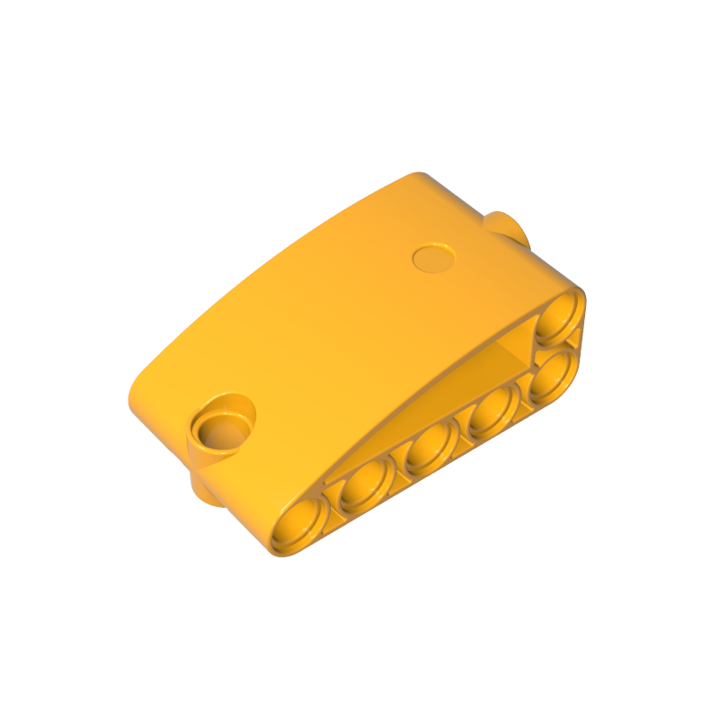 80285 | Technical Panel Curved 2 x 5 x 3 Double Modified L-Shape Quarter Ellipse Thick