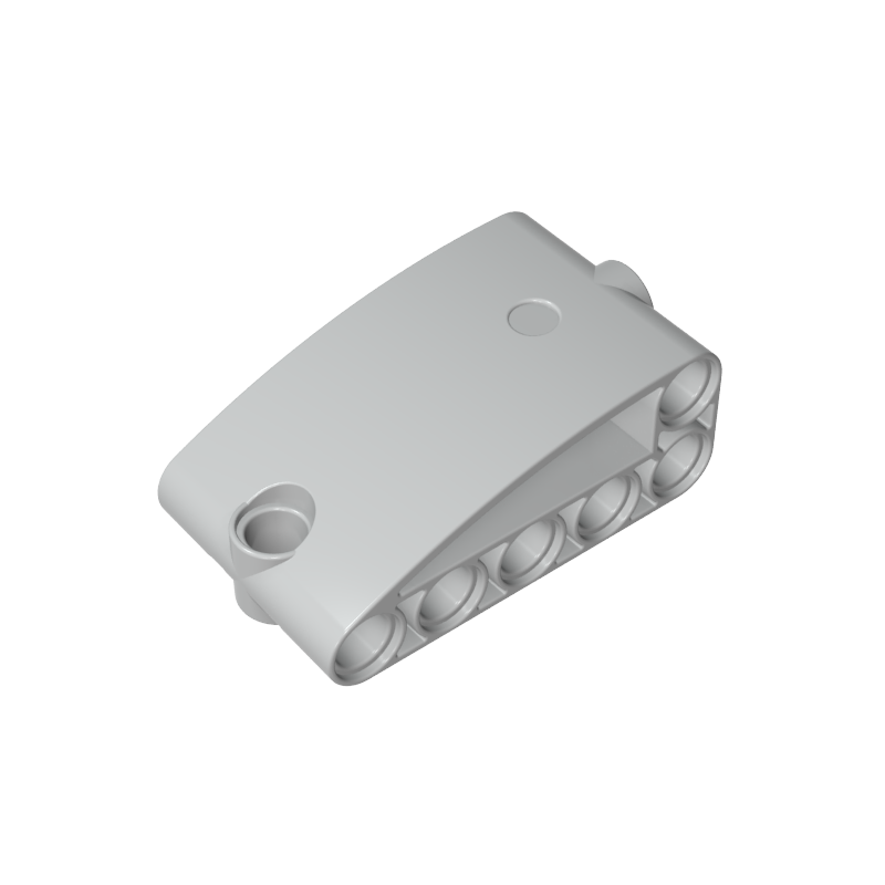 80285 | Technical Panel Curved 2 x 5 x 3 Double Modified L-Shape Quarter Ellipse Thick