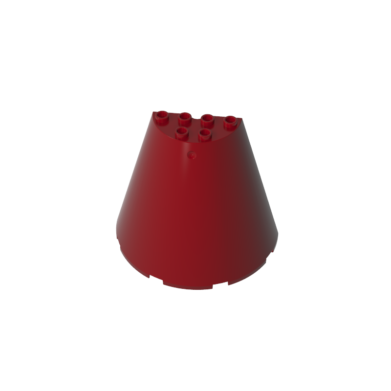 48310 | Cone Half 8 x 4 x 6