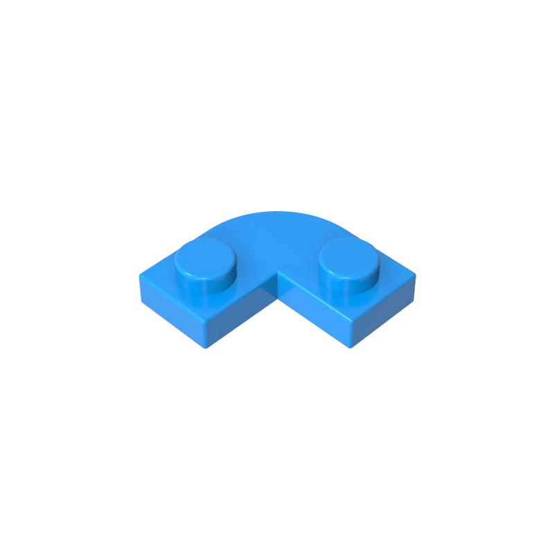79491 | Plate, Round Corner 2 x 2 with 1 x 1 Cutout