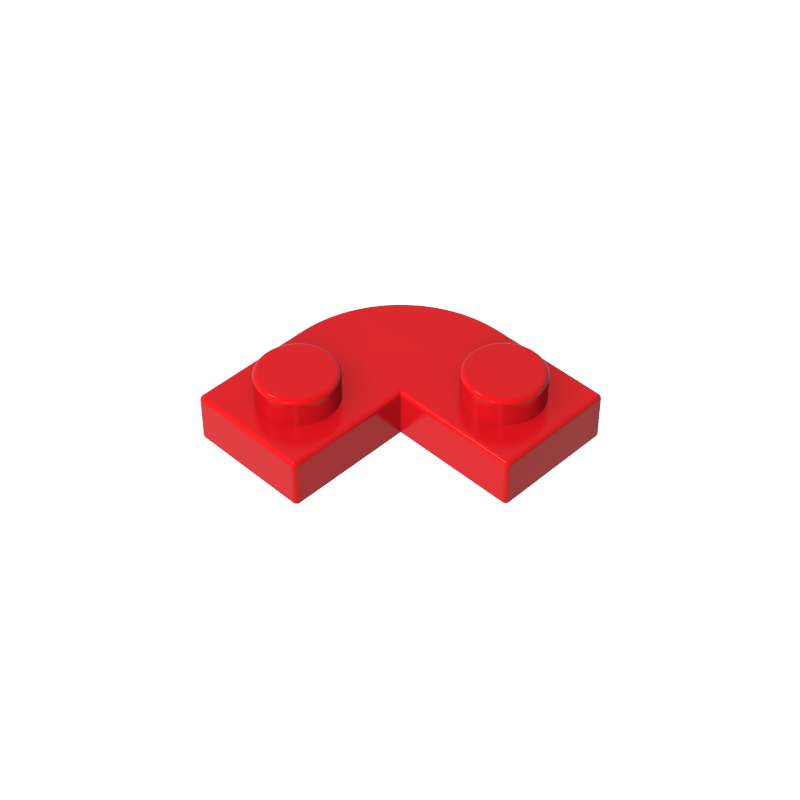 79491 | Plate, Round Corner 2 x 2 with 1 x 1 Cutout