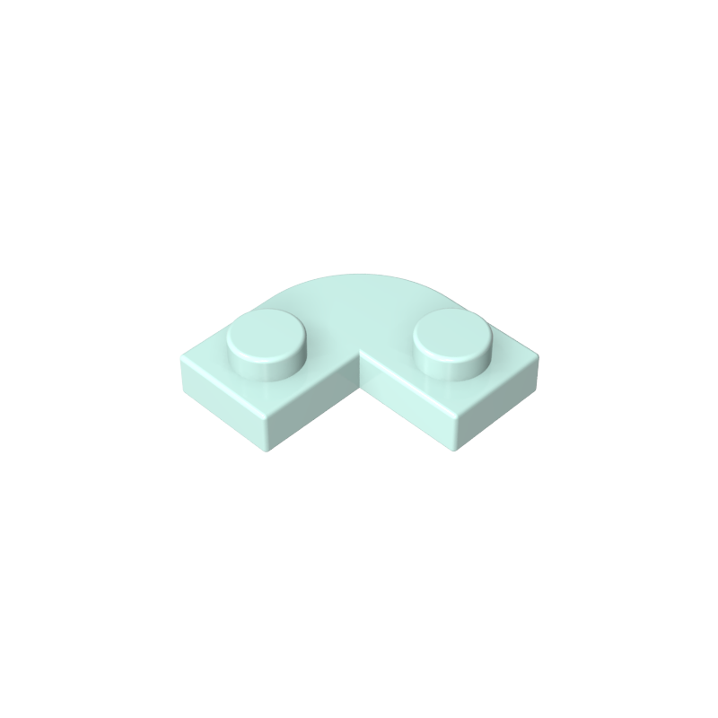 79491 | Plate, Round Corner 2 x 2 with 1 x 1 Cutout