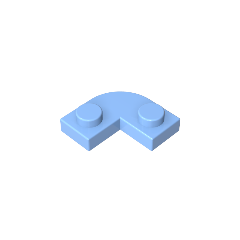 79491 | Plate, Round Corner 2 x 2 with 1 x 1 Cutout