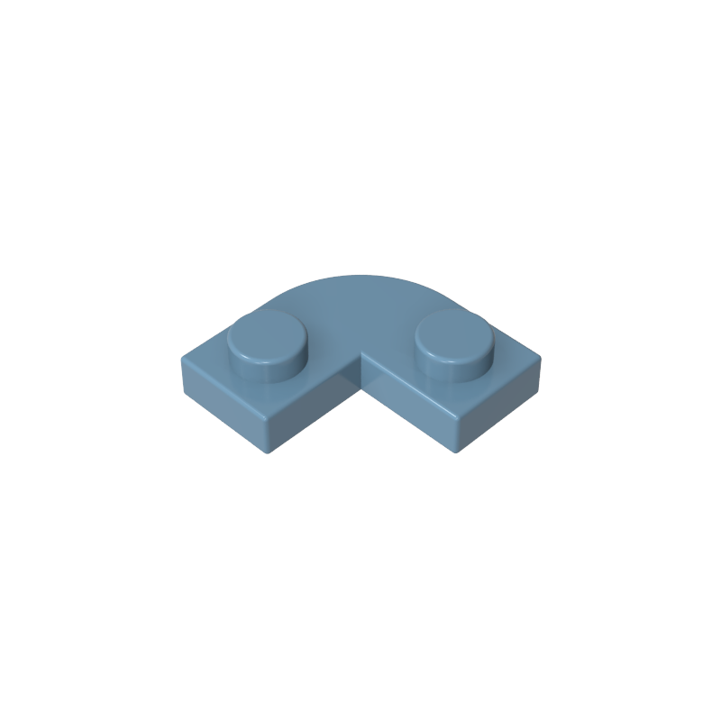 79491 | Plate, Round Corner 2 x 2 with 1 x 1 Cutout