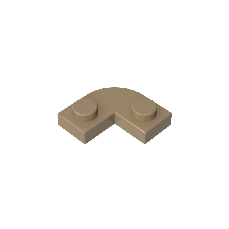 79491 | Plate, Round Corner 2 x 2 with 1 x 1 Cutout