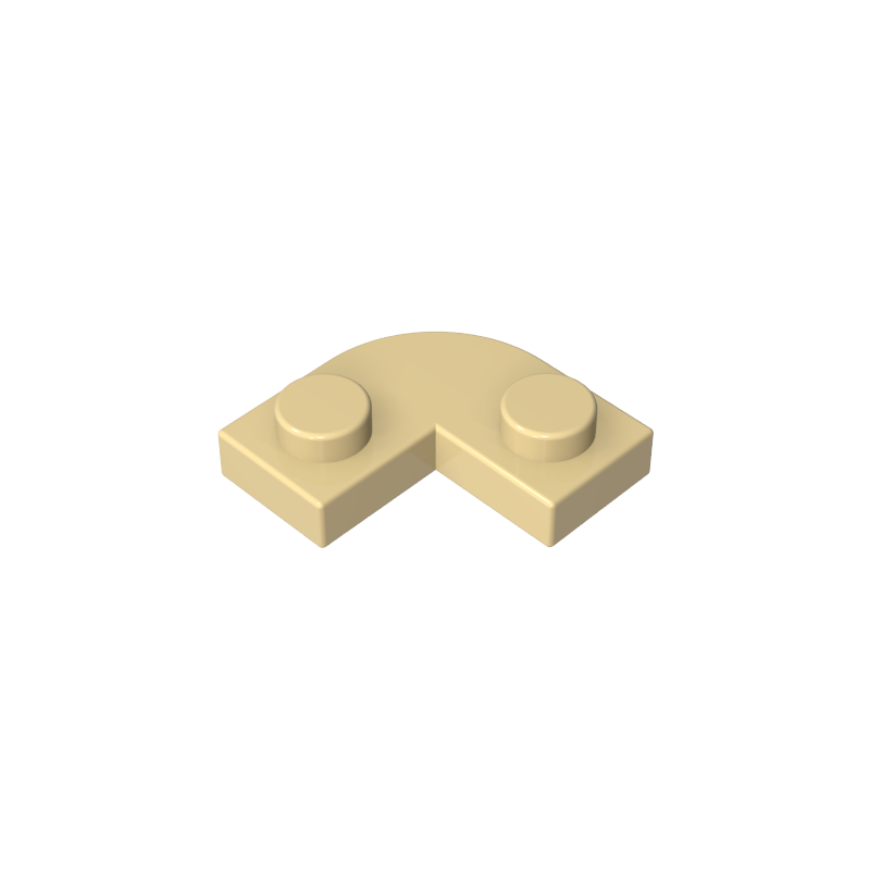 79491 | Plate, Round Corner 2 x 2 with 1 x 1 Cutout