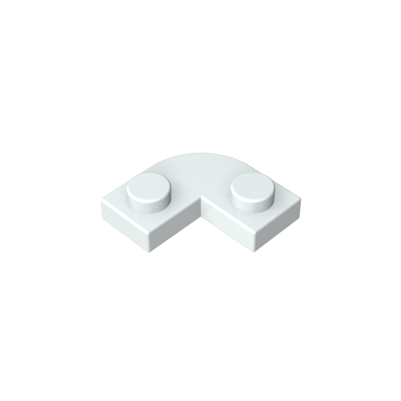 79491 | Plate, Round Corner 2 x 2 with 1 x 1 Cutout