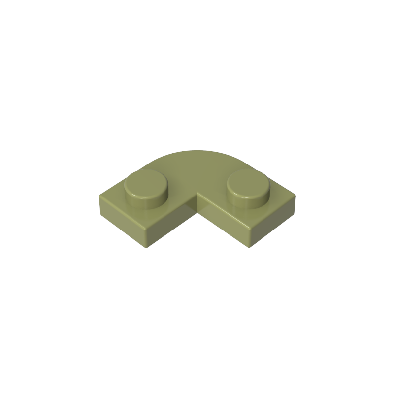 79491 | Plate, Round Corner 2 x 2 with 1 x 1 Cutout