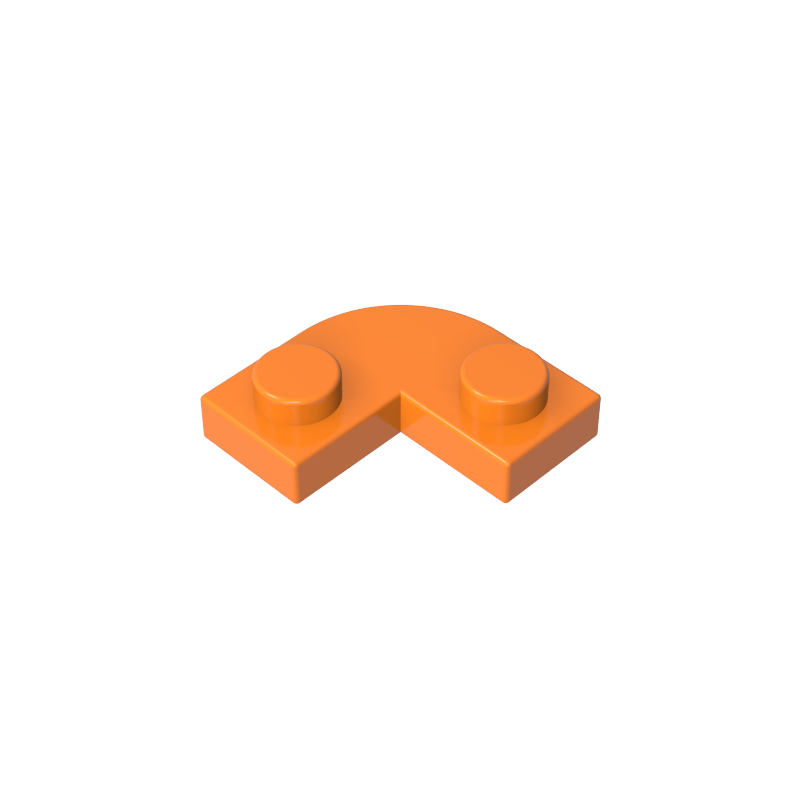 79491 | Plate, Round Corner 2 x 2 with 1 x 1 Cutout