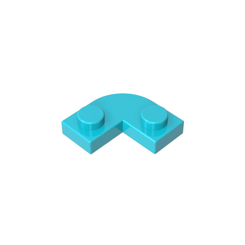 79491 | Plate, Round Corner 2 x 2 with 1 x 1 Cutout