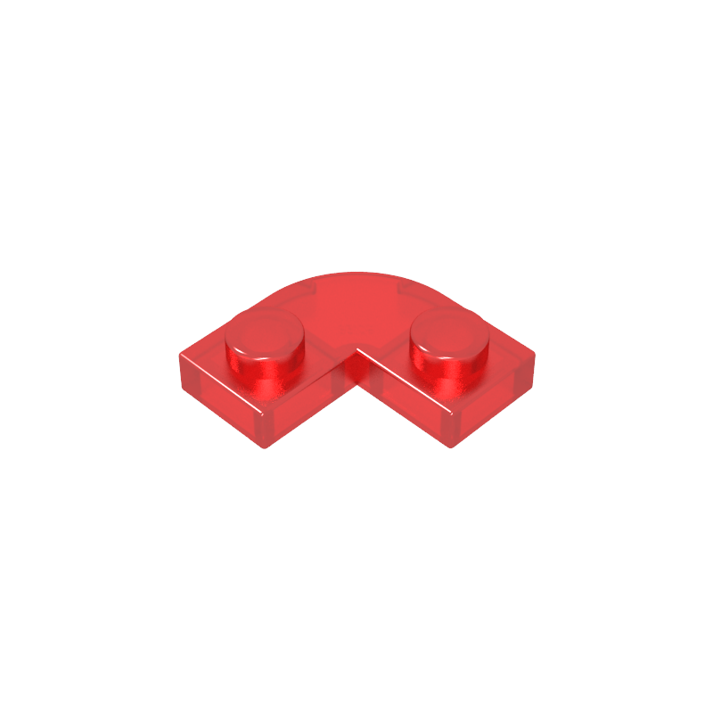 79491 | Plate, Round Corner 2 x 2 with 1 x 1 Cutout