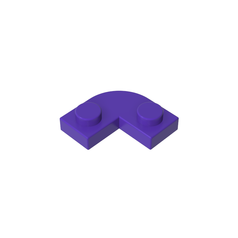 79491 | Plate, Round Corner 2 x 2 with 1 x 1 Cutout