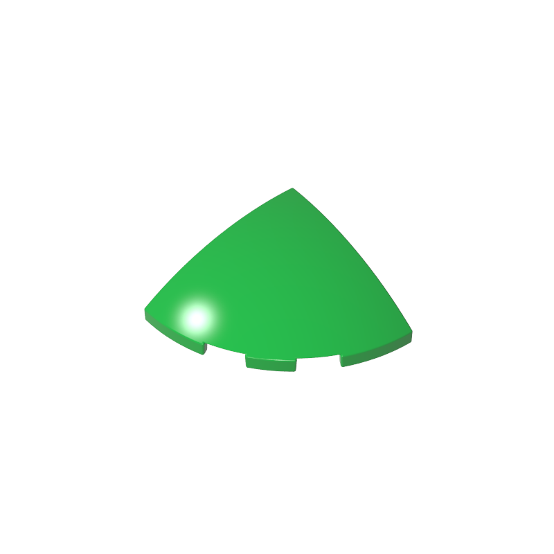 76797 | Slope, Curved 3 x 3 Corner Round