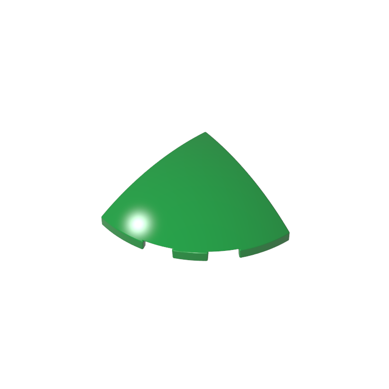 76797 | Slope, Curved 3 x 3 Corner Round