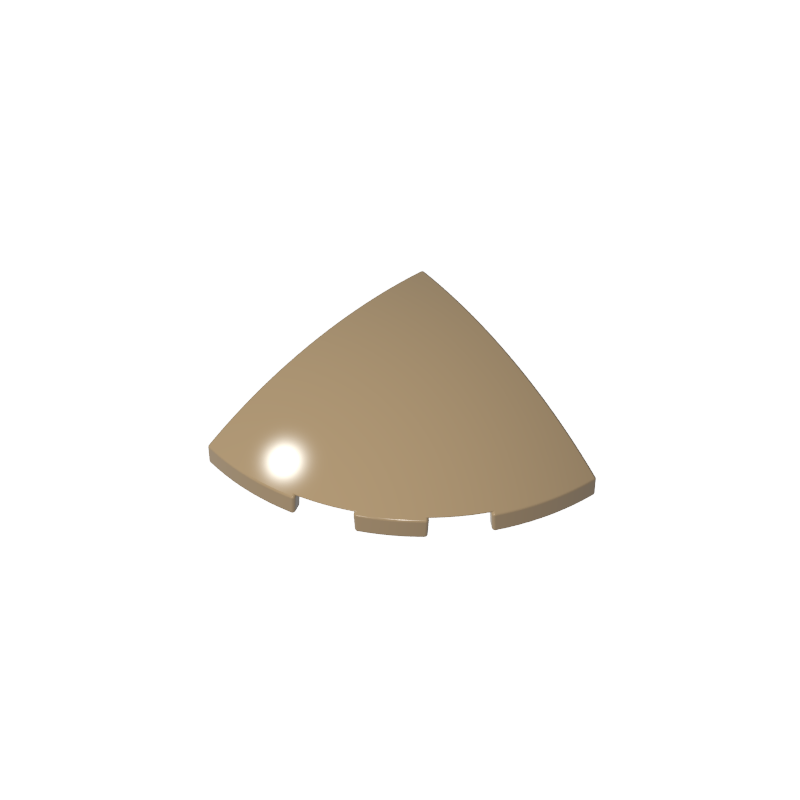 76797 | Slope, Curved 3 x 3 Corner Round