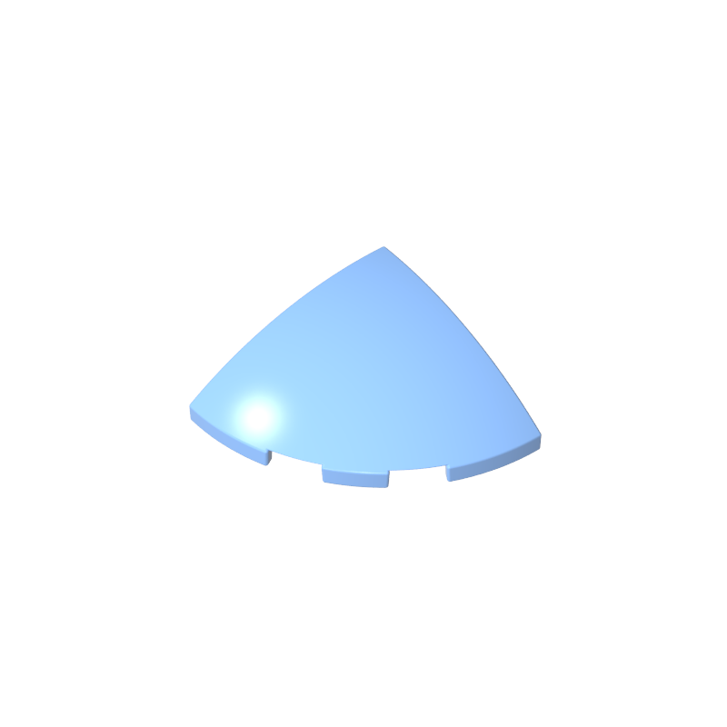 76797 | Slope, Curved 3 x 3 Corner Round