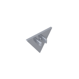 30259a | Road Sign 2 x 2 Triangle with Clip