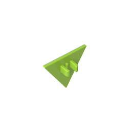 30259a | Road Sign 2 x 2 Triangle with Clip