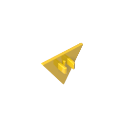 30259a | Road Sign 2 x 2 Triangle with Clip