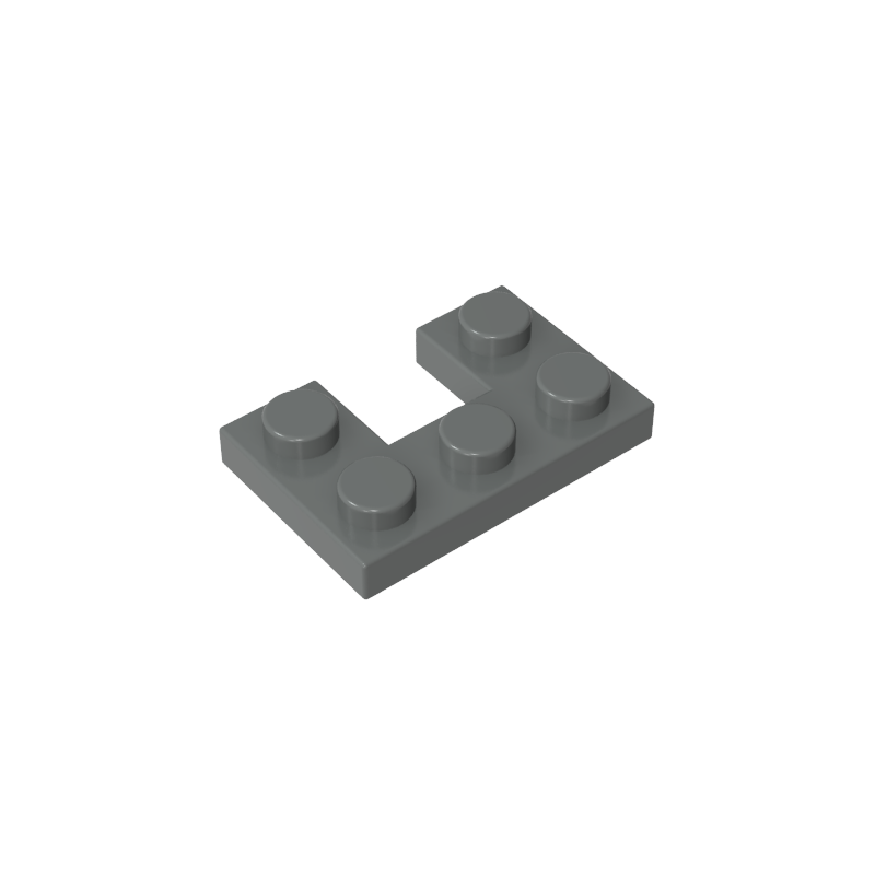 73831 | Plate, Modified 2 x 3 with 1 x 1 Cutout
